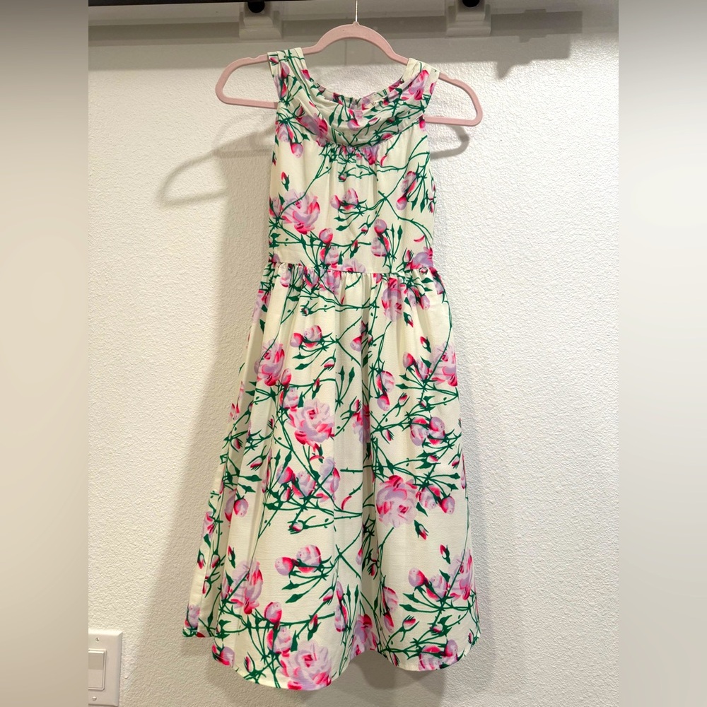 Uttam Boutique beautiful spring/summer dress. US 0, or UK 4. Pink, green, white
